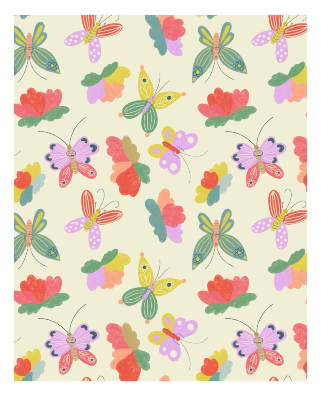 Garden with butterflies - image 2 - student project