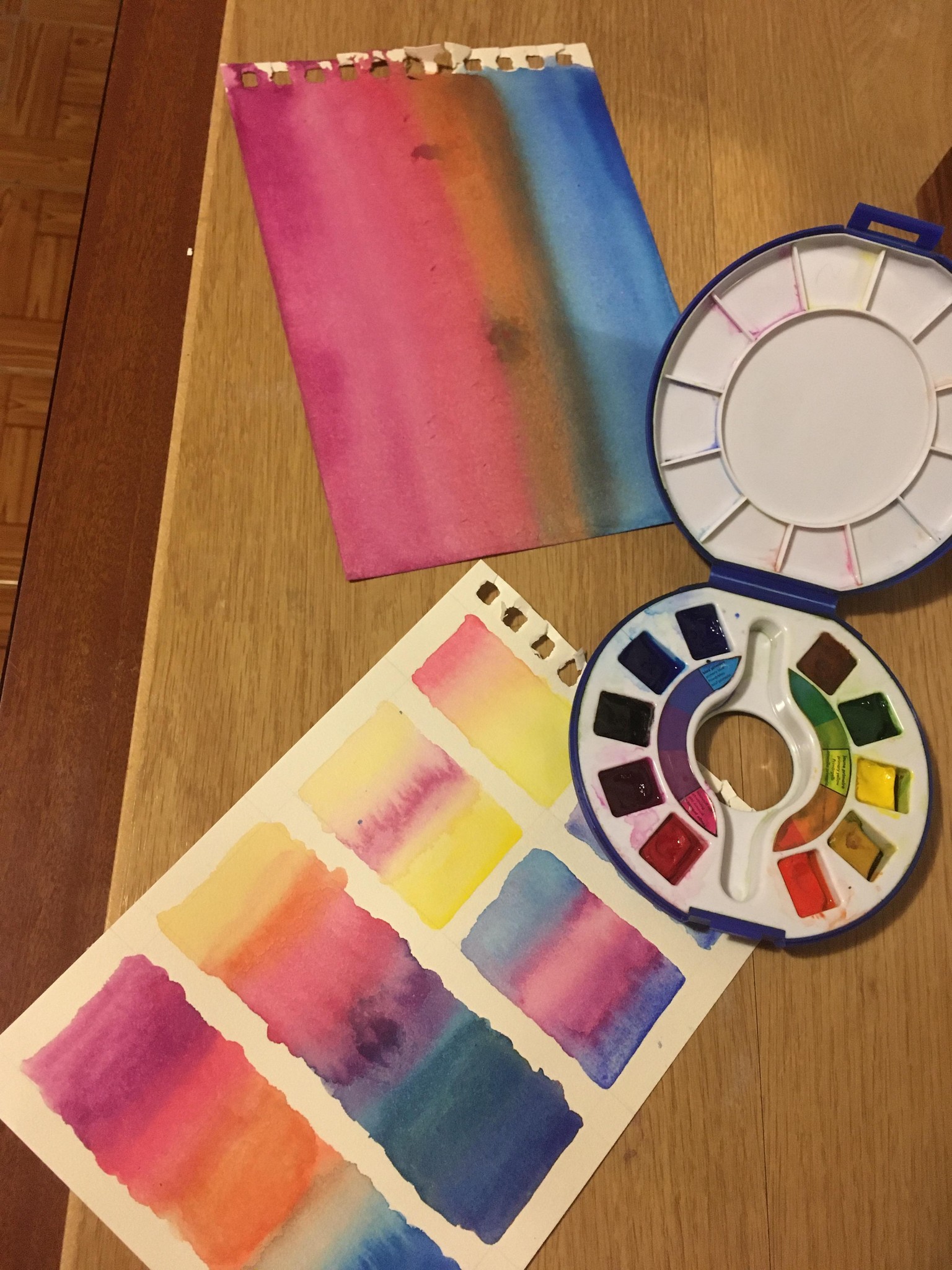 My Watercolor Gradients - Initial