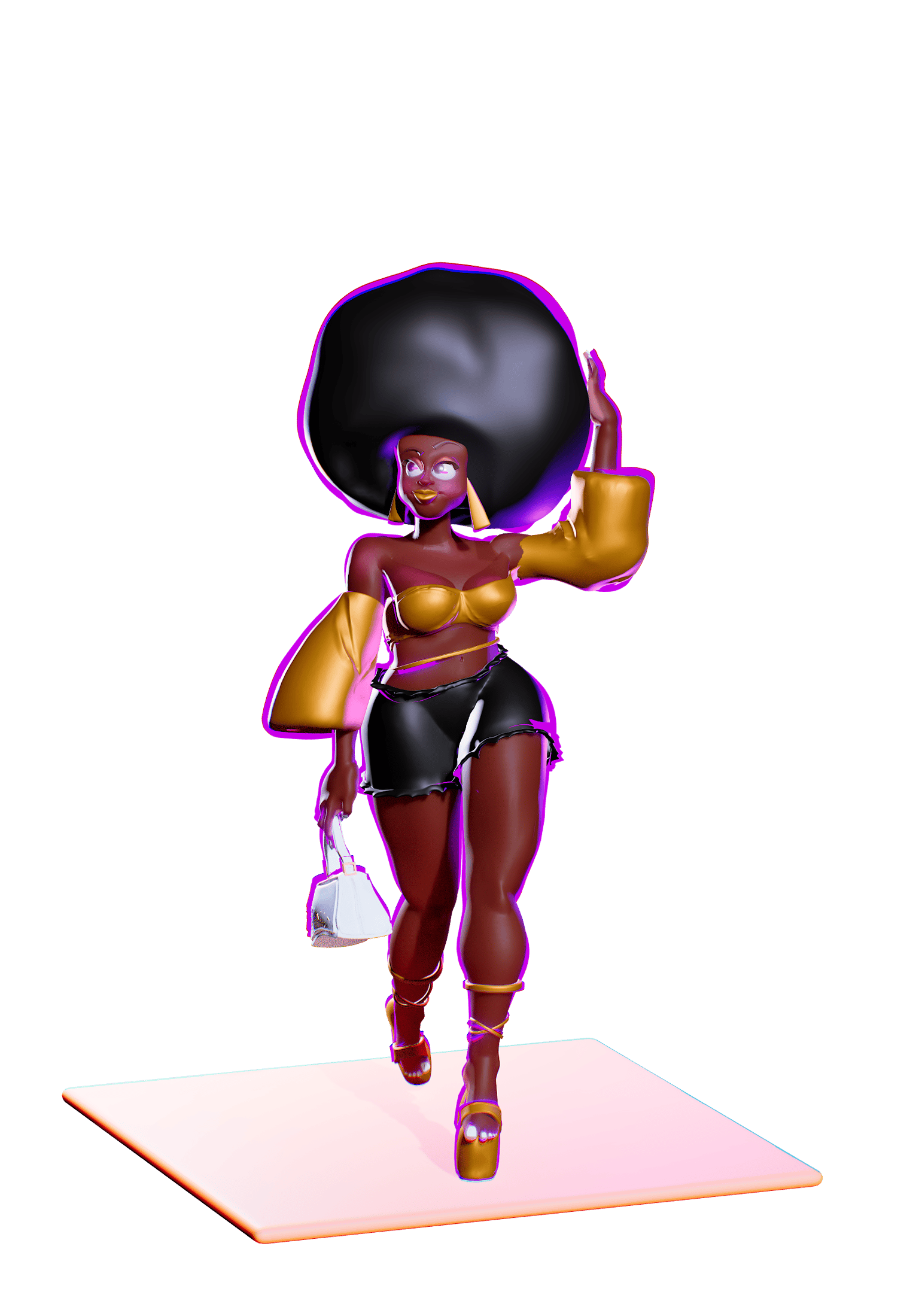 Stylized Female Model - image 2 - student project