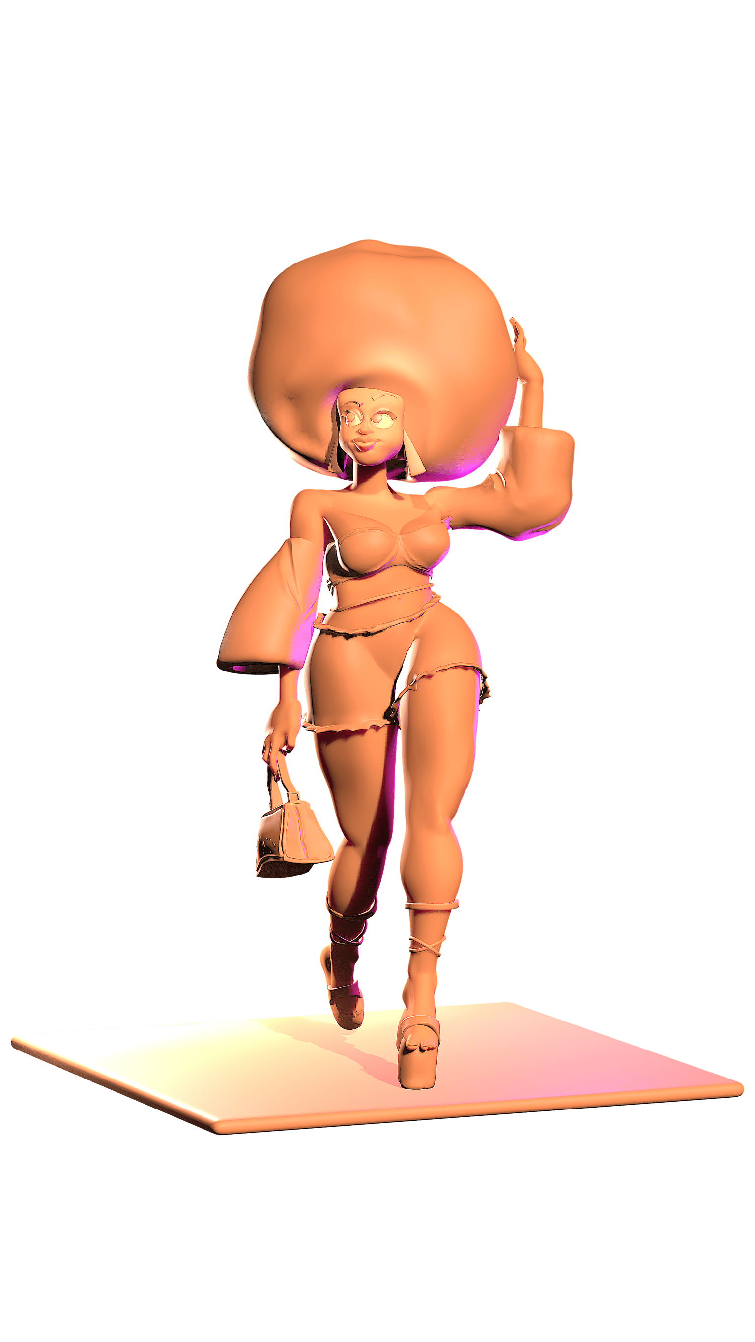 Stylized Female Model - image 1 - student project