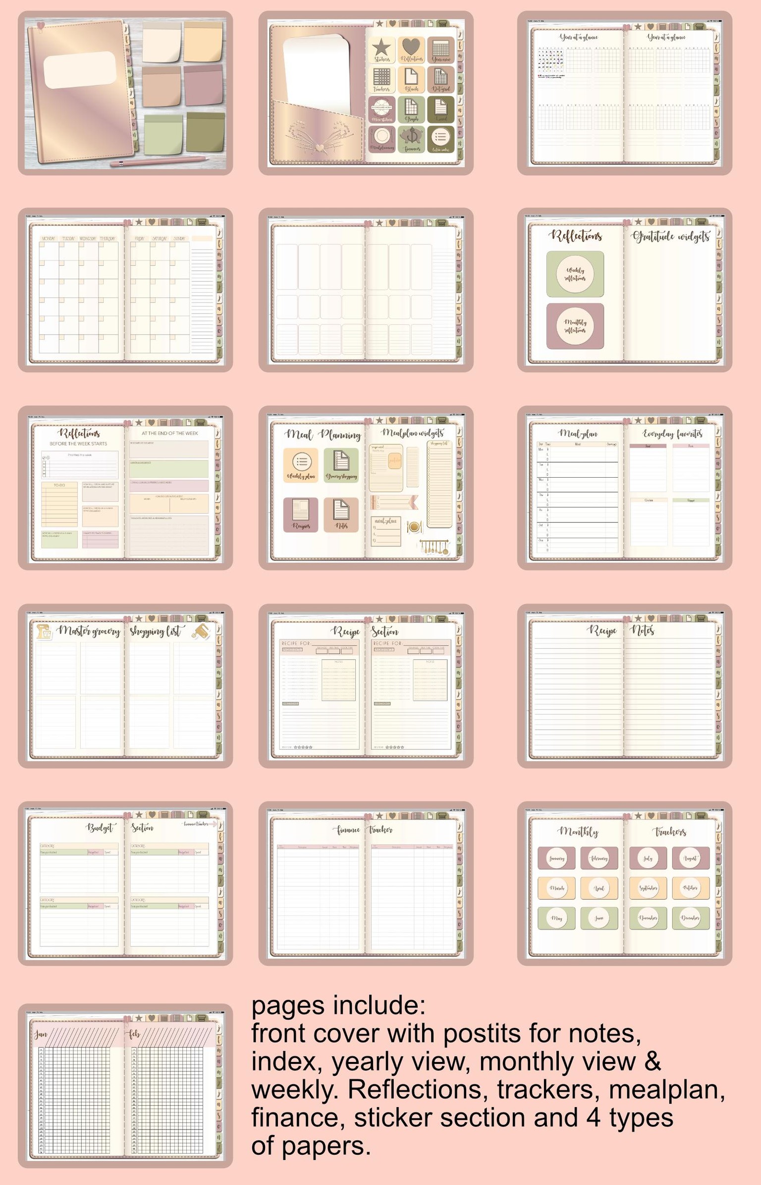 pages in my new planner - image 1 - student project
