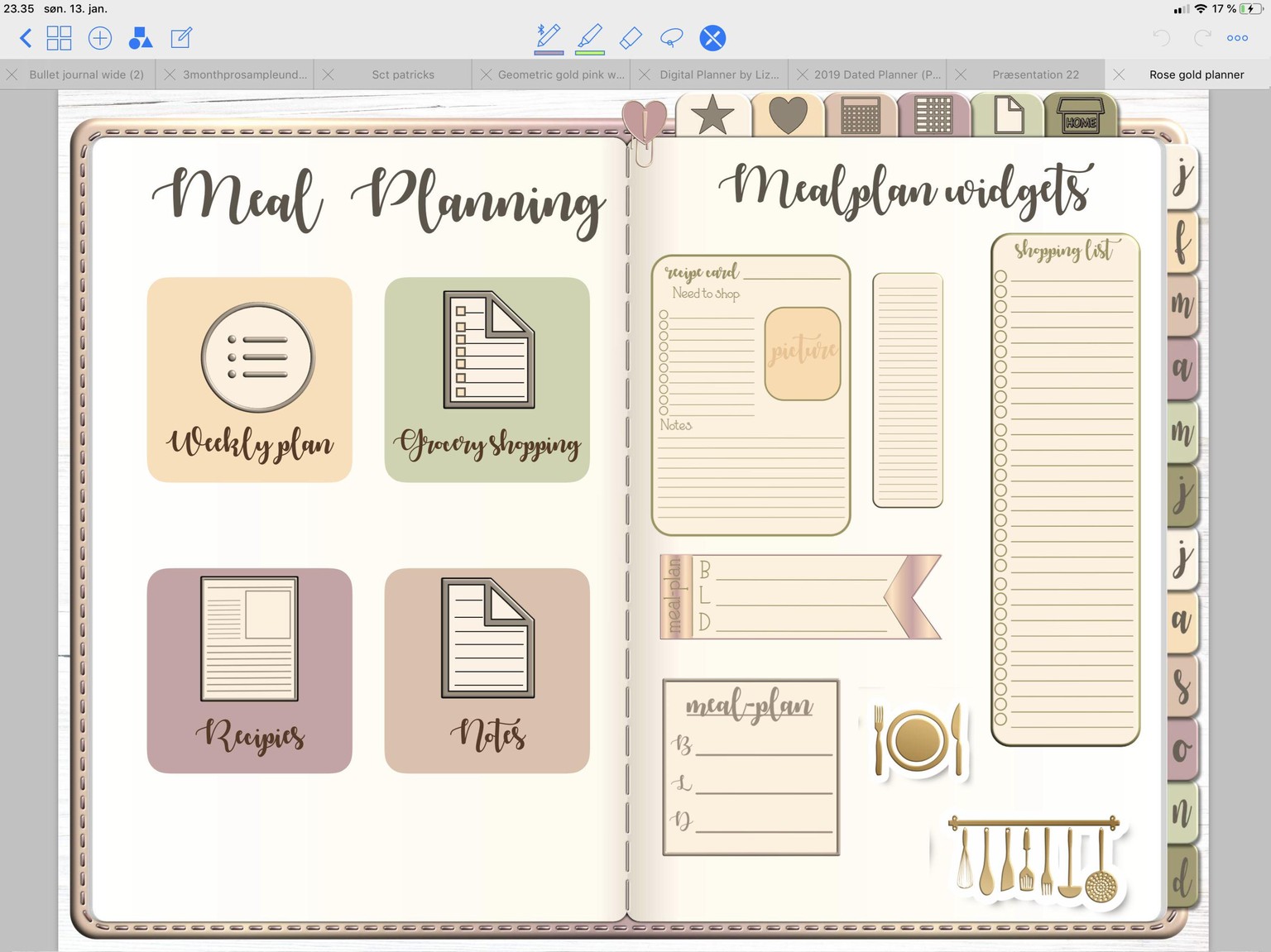 pages in my new planner - image 5 - student project