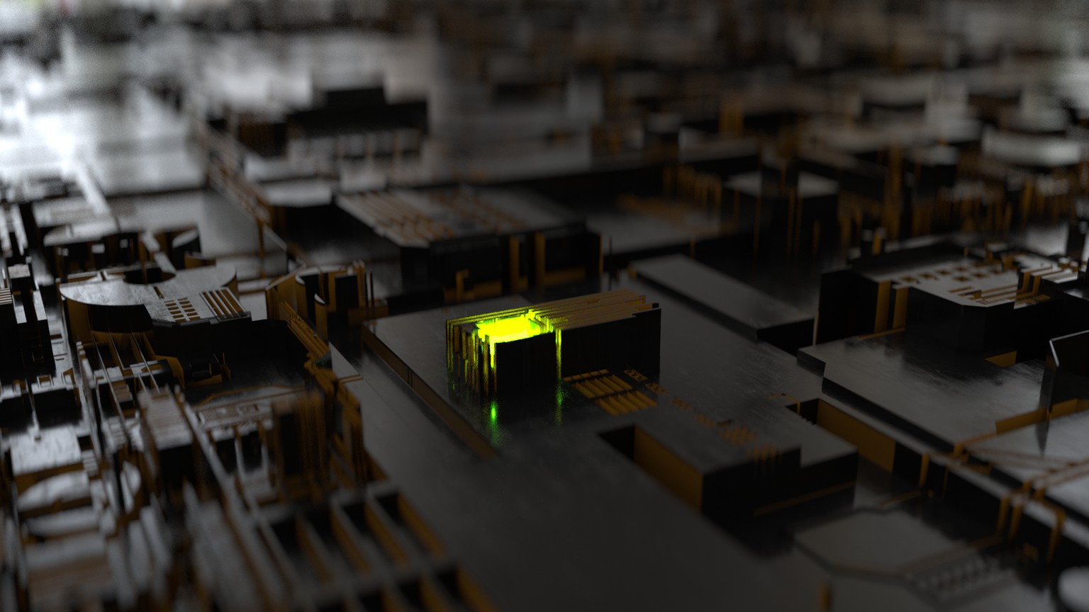 Realistic Motherboard with Octane and Blender - image 1 - student project