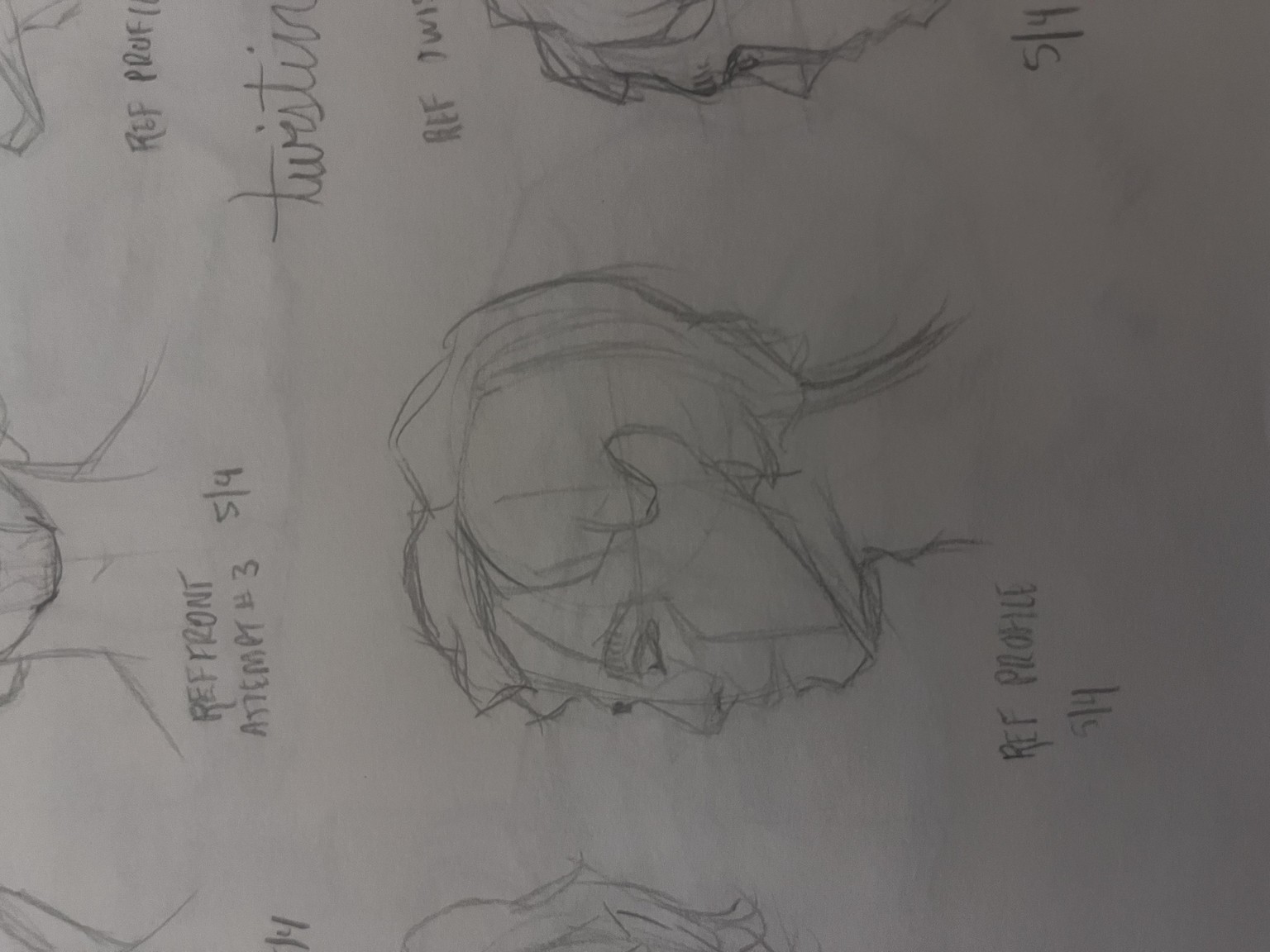 constructing the head pt1 - image 5 - student project