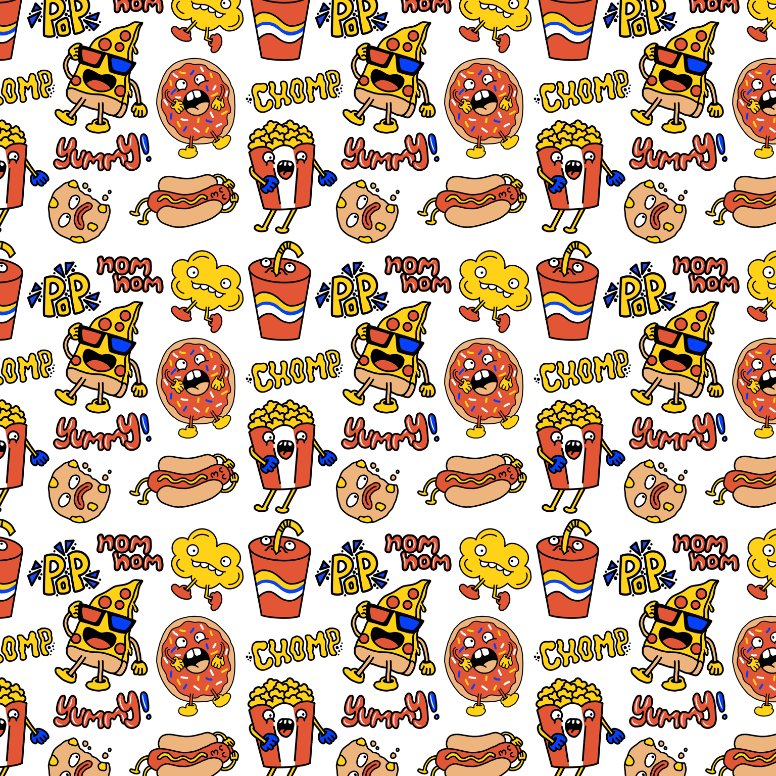 Movie Snacks Pattern - image 2 - student project