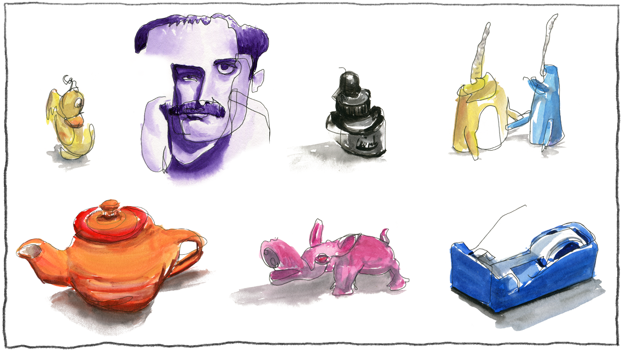 Blind Contour Illustrations! - image 1 - student project