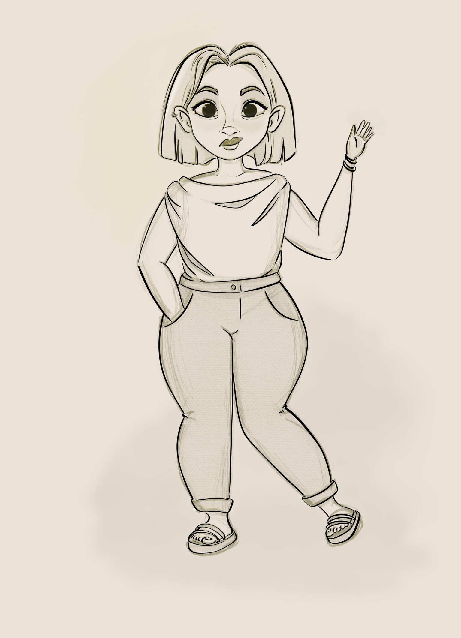 2 Cartoons Full Body - image 2 - student project