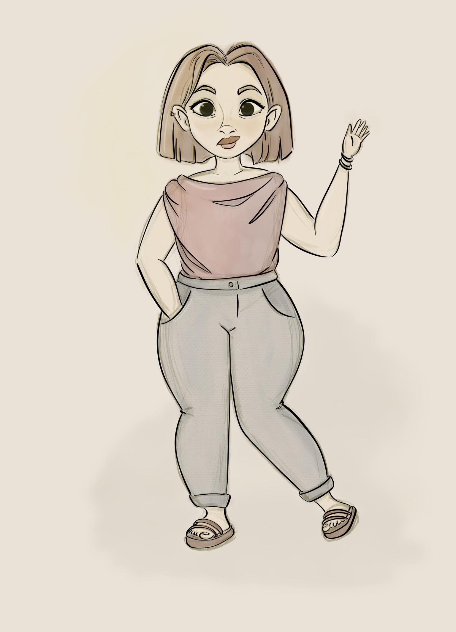 2 Cartoons Full Body - image 4 - student project