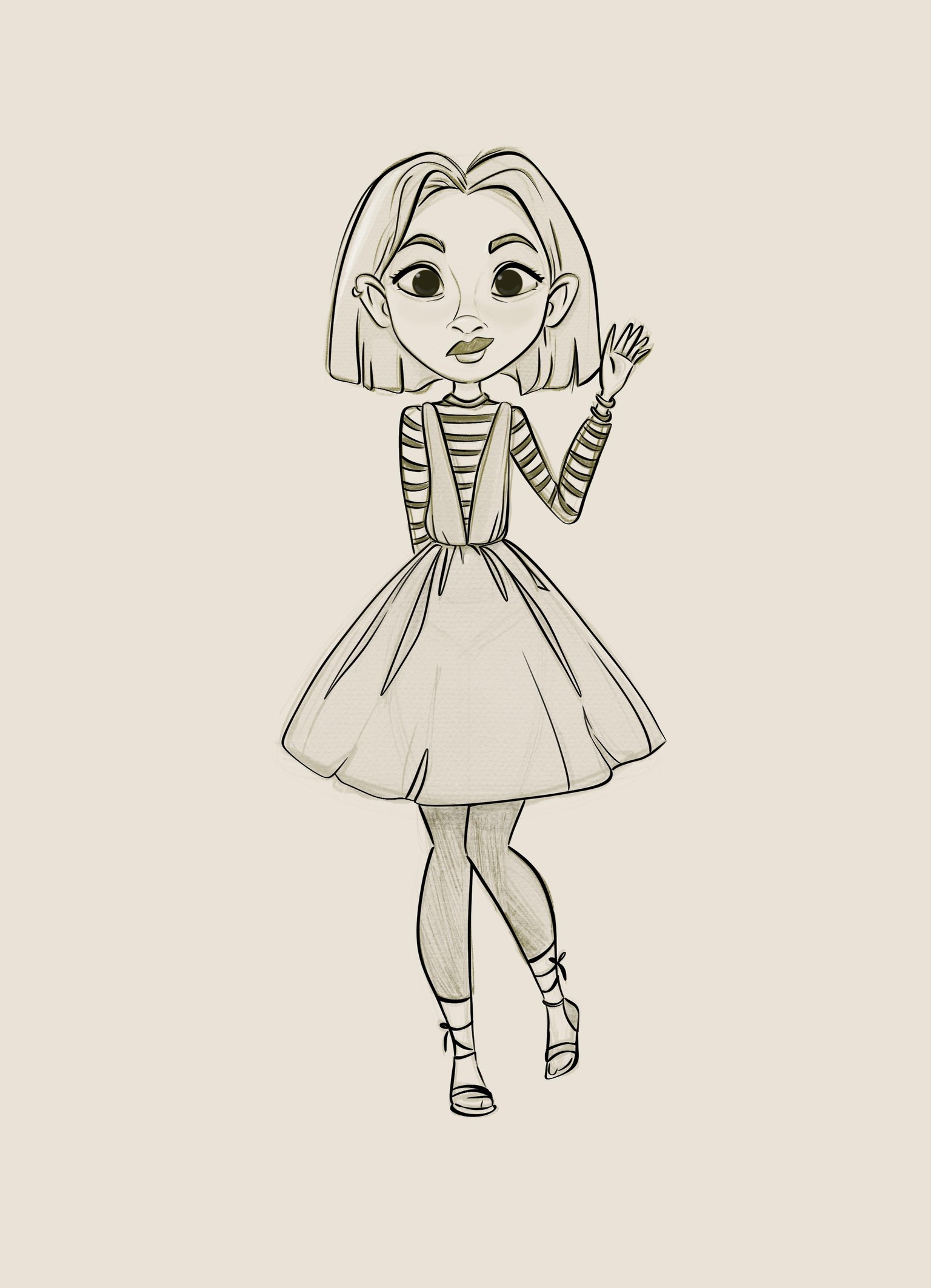 2 Cartoons Full Body - image 1 - student project