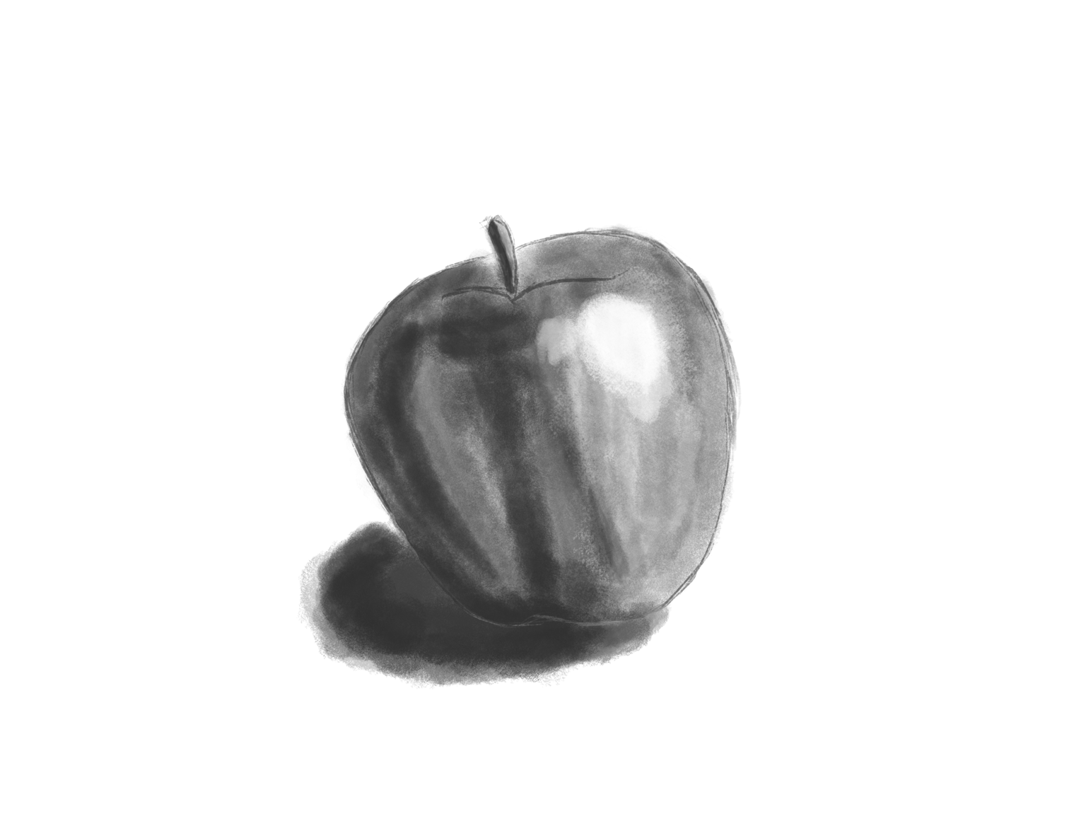 Apple Sketch - image 1 - student project
