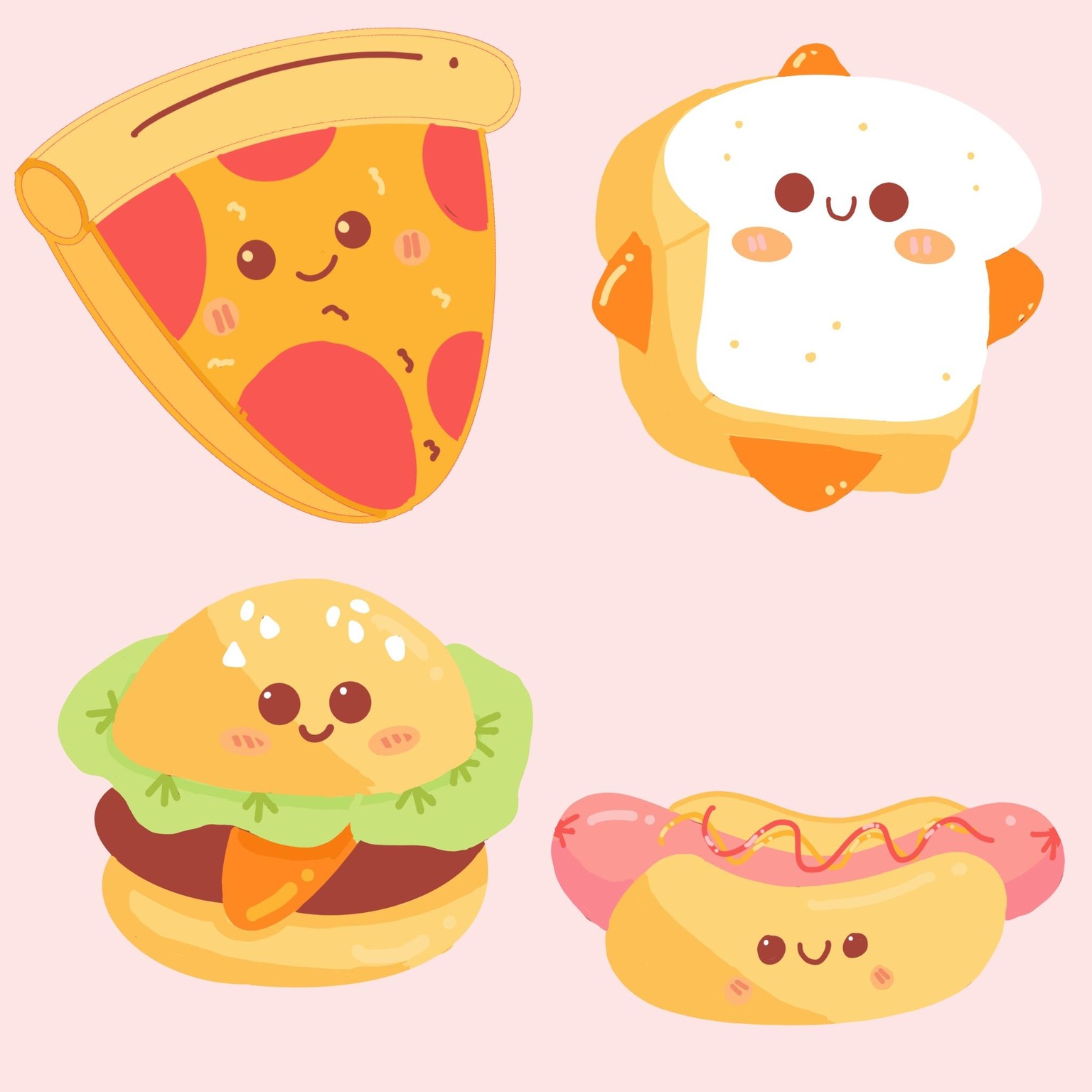 Cute Fast Food - image 1 - student project