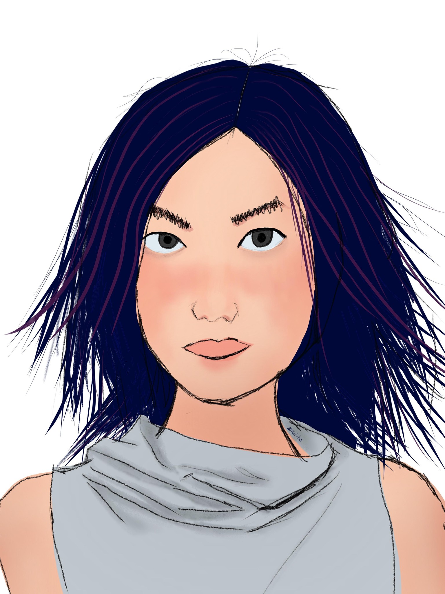 3 hours drawing - image 1 - student project