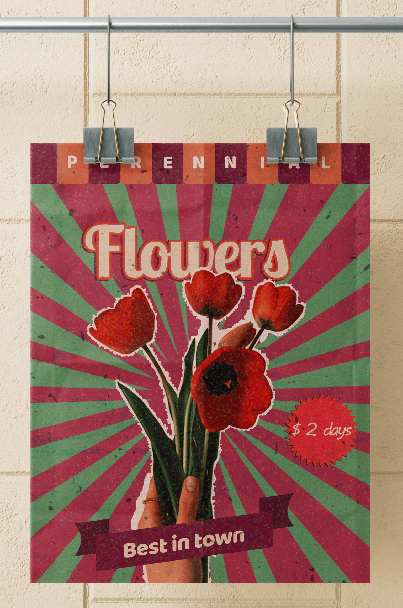 FLOWERS POSTER - image 2 - student project