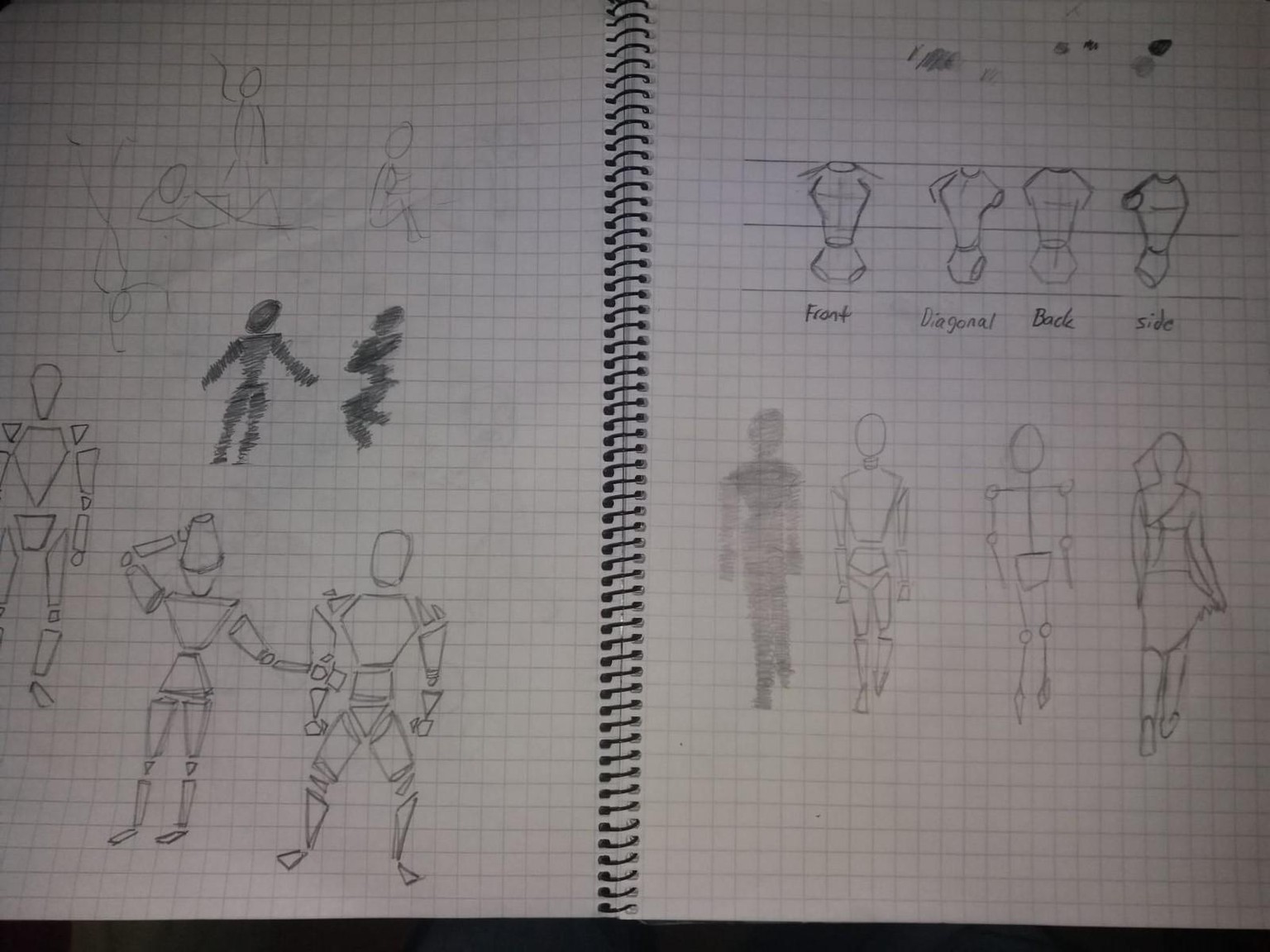 Figure sketching - image 1 - student project
