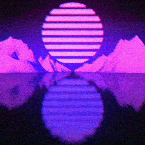 Retro Landscape GIF - image 1 - student project