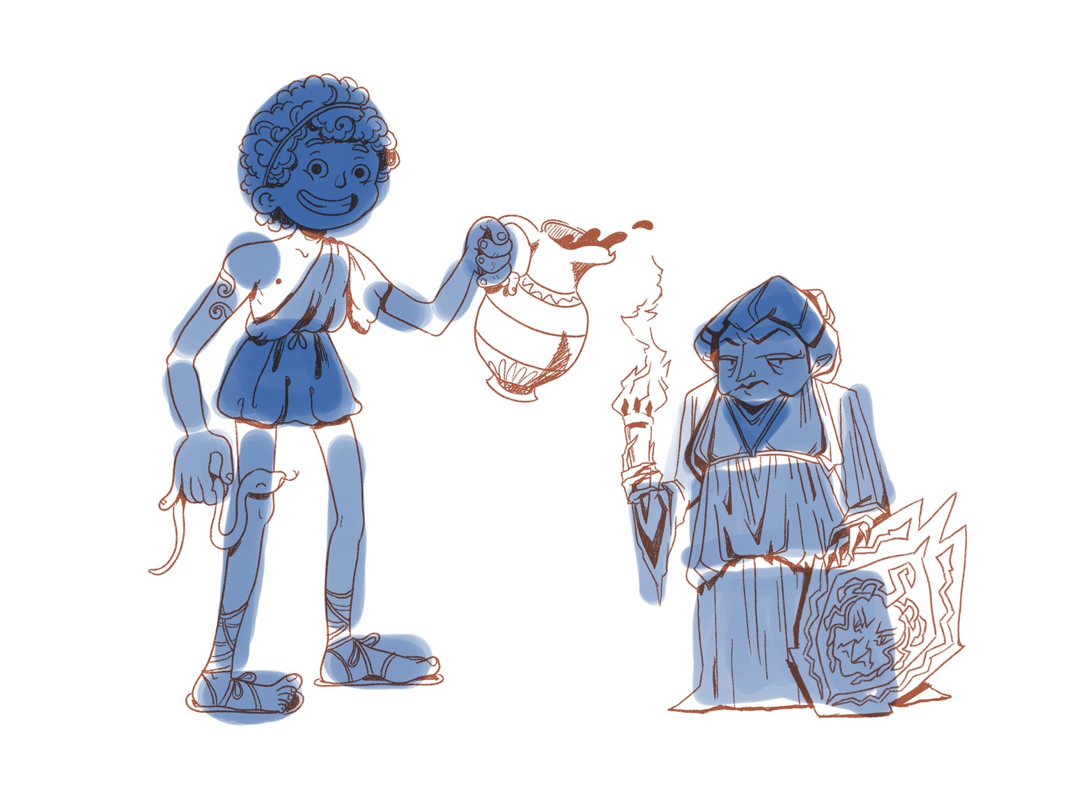 Hero and Villain - greek edition - image 2 - student project