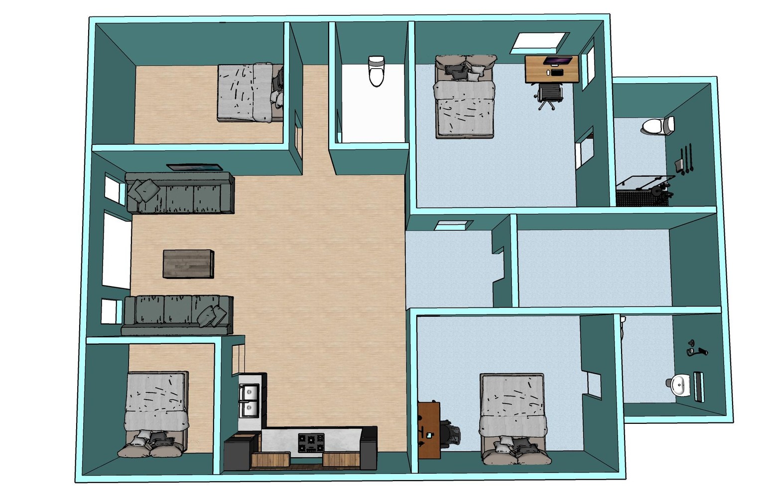 Sketchup Mastery Foundation Part 2 Class Project - image 1 - student project