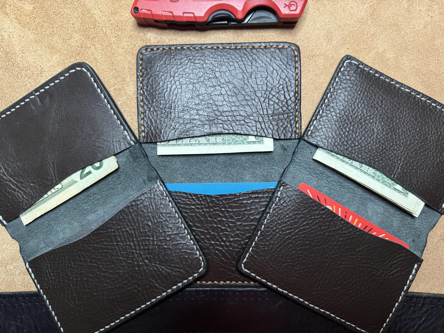 Photo of a Leather Wallet I Made - image 2 - student project