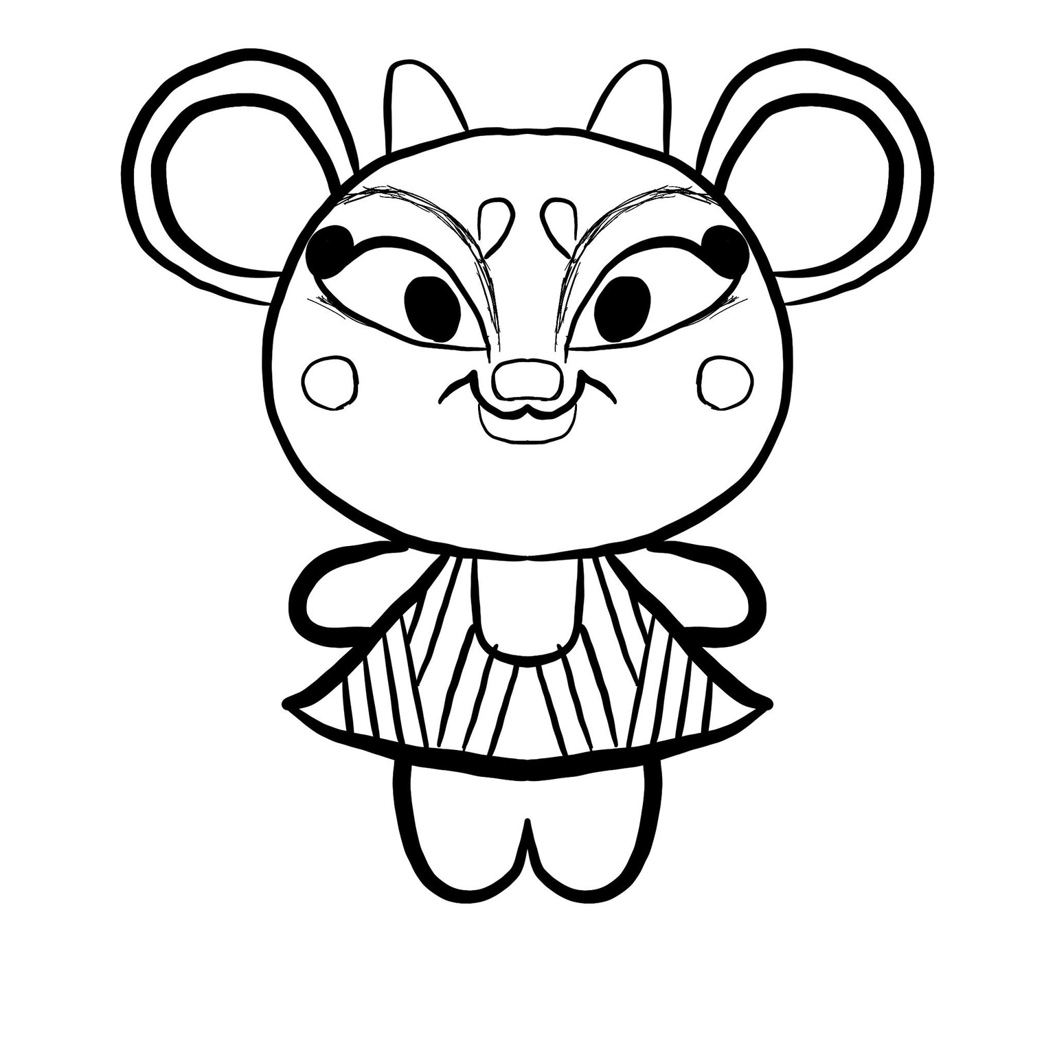 Symmetry Character Drawing - image 2 - student project