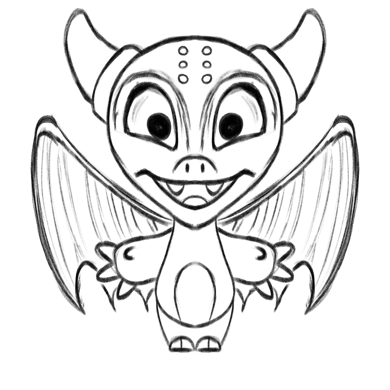 Symmetry Character Drawing - image 1 - student project