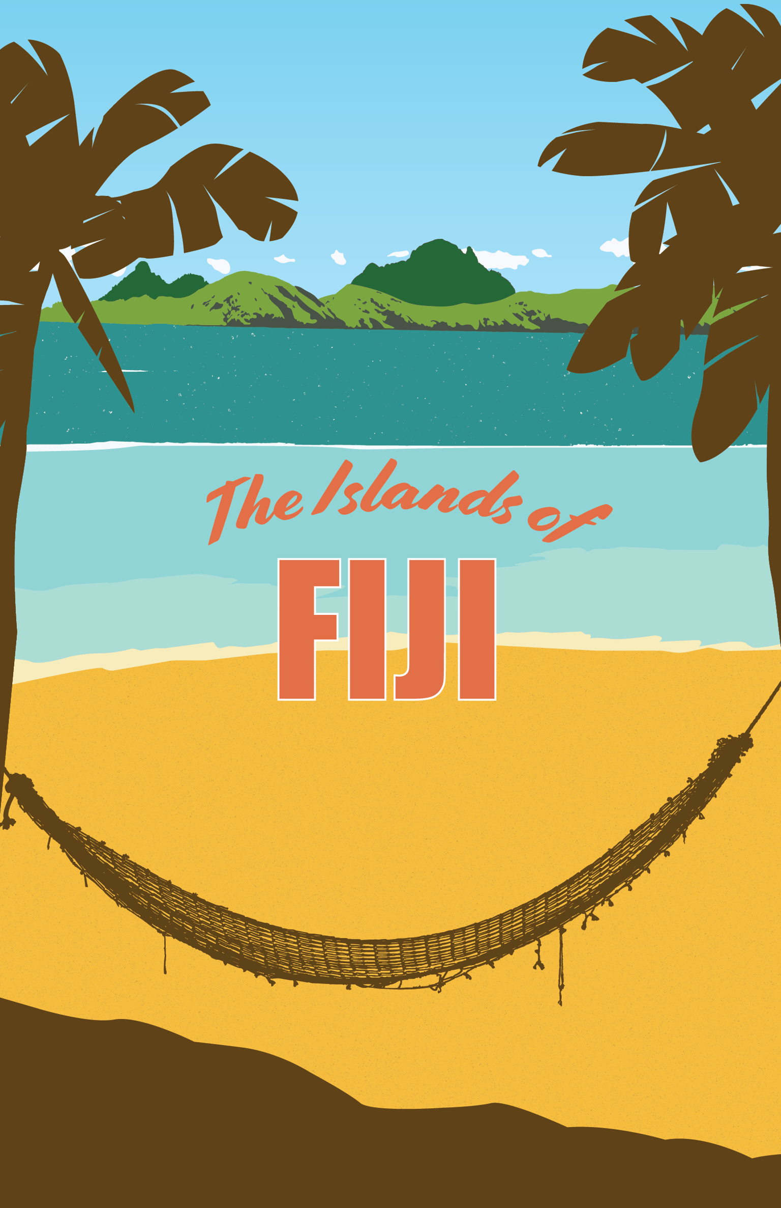 Fiji Travel Poster - image 2 - student project