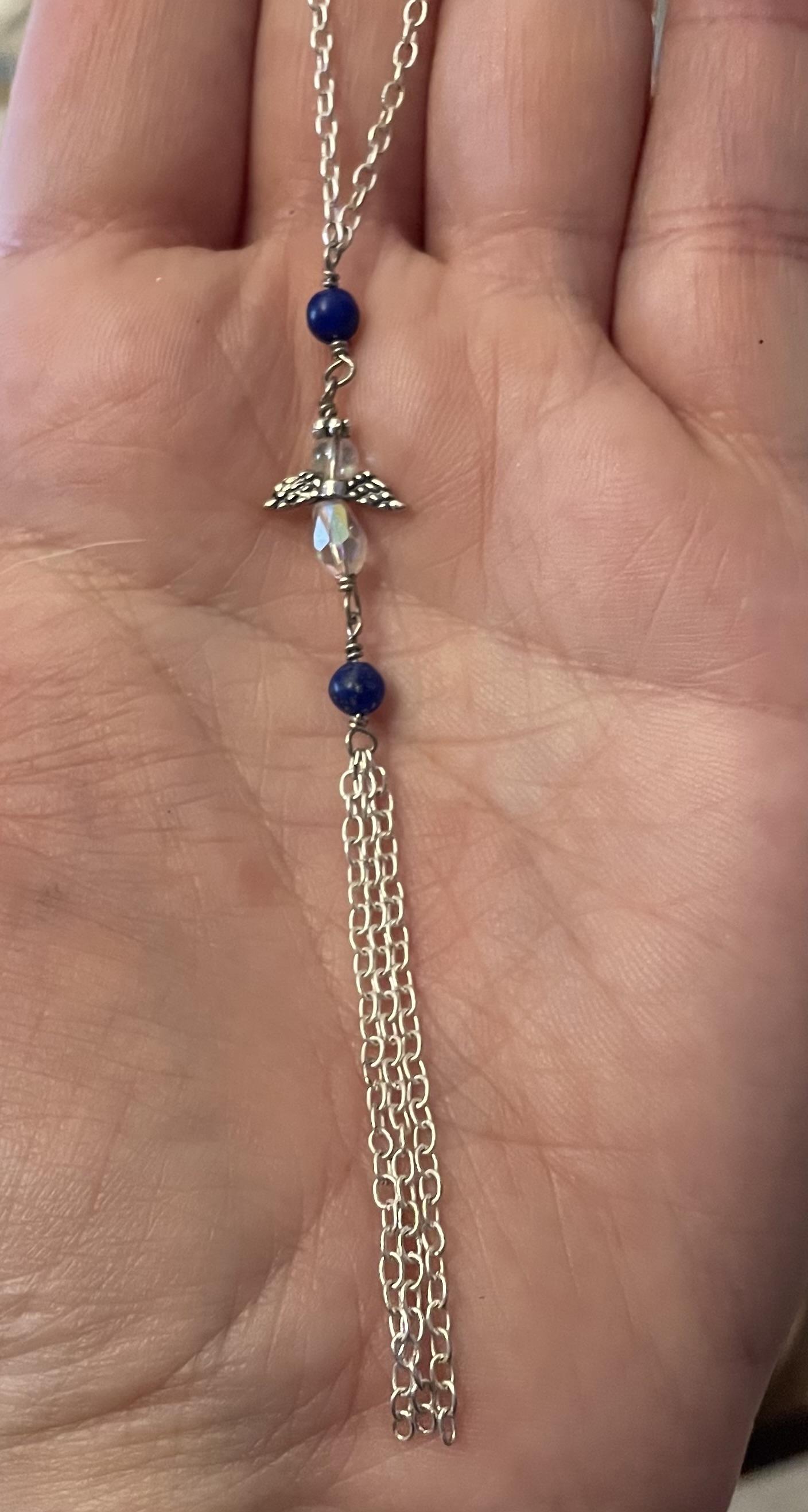 Three bead tassel necklace - image 1 - student project