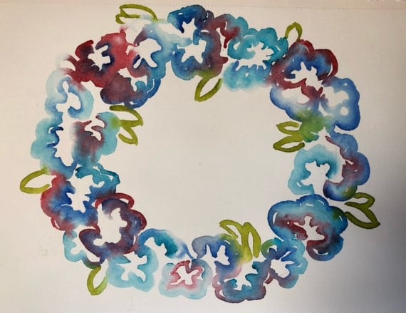 Abstract Flowers - image 2 - student project