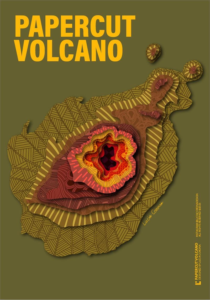 Papercut Volcano - image 3 - student project
