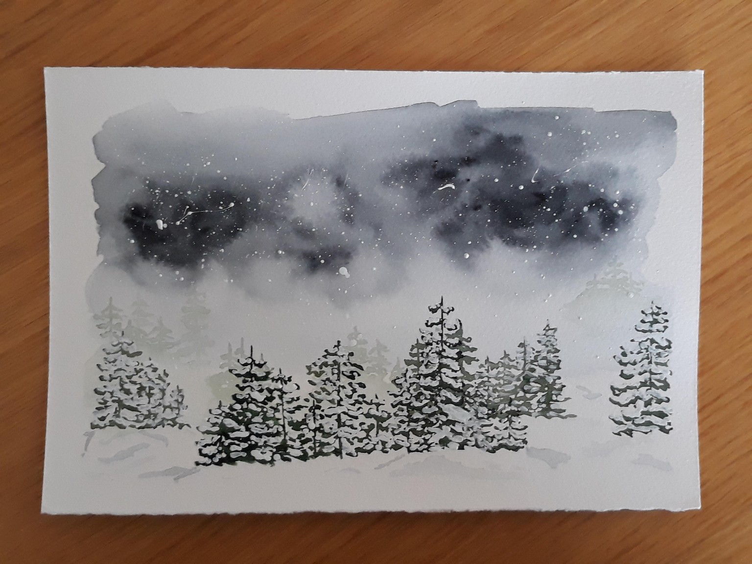 snowy trees - image 1 - student project