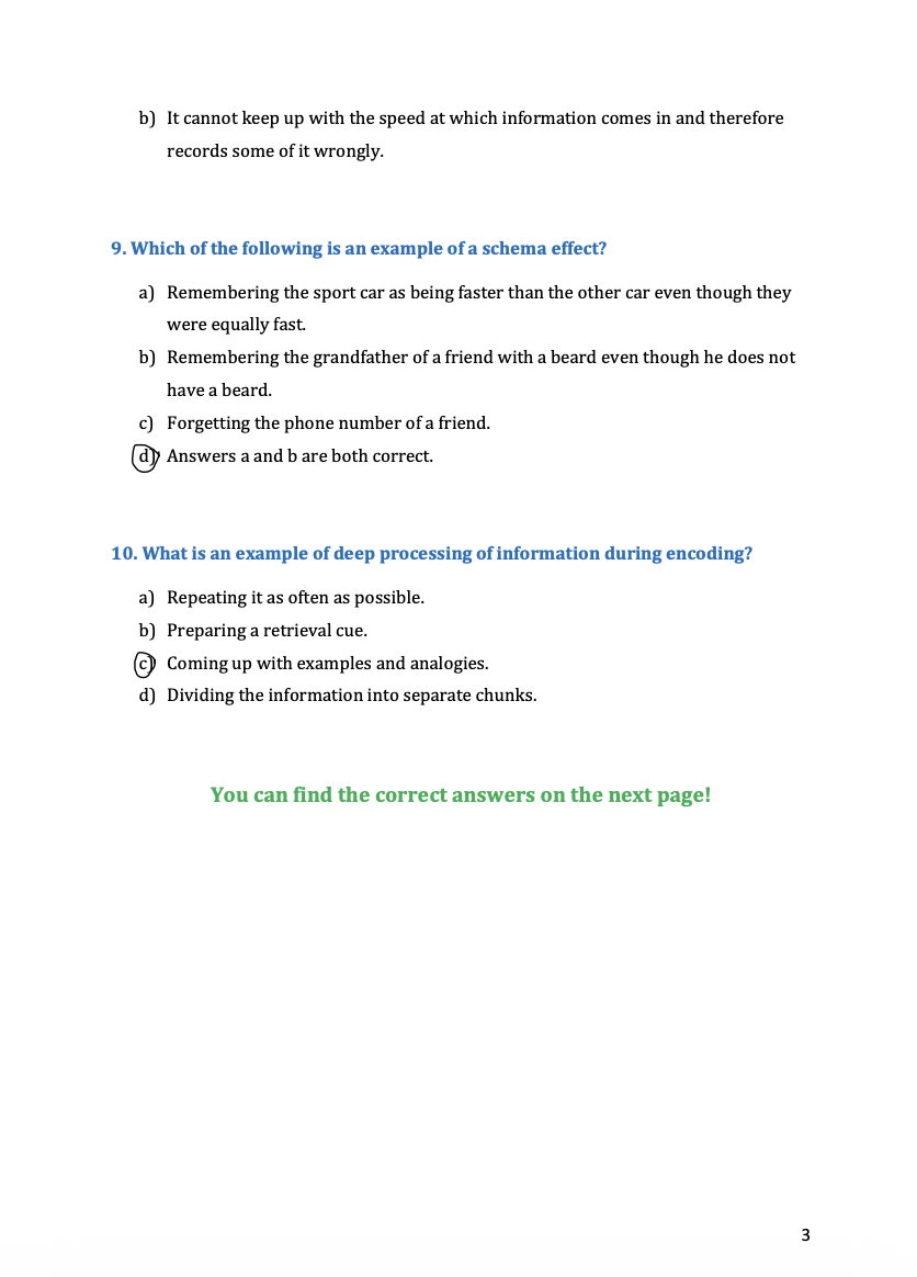 Memory quiz - image 2 - student project