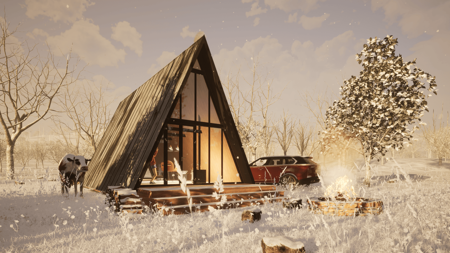 Cabin in the woods - image 1 - student project