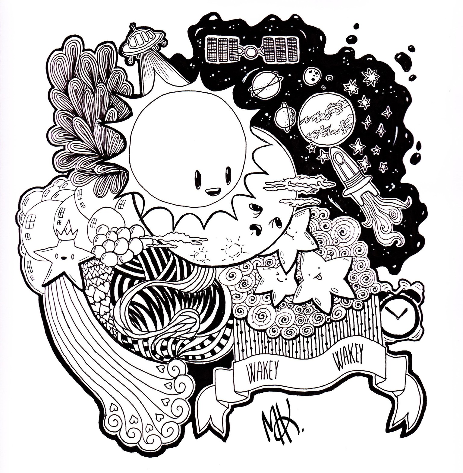 Wakey wakey doodle - image 3 - student project