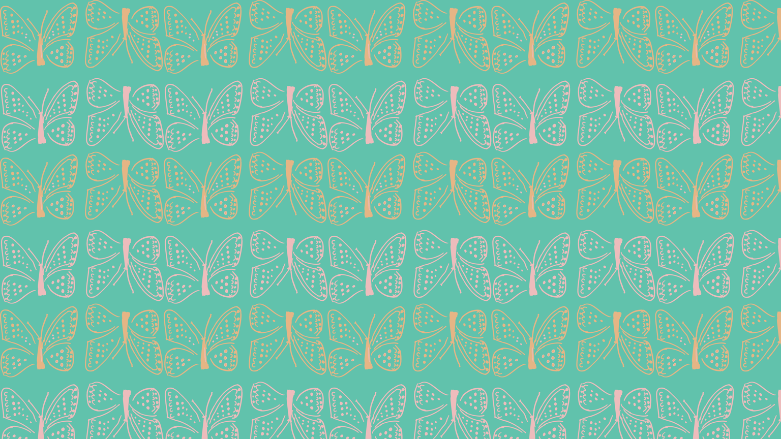 Spring Butterfly Pattern - image 1 - student project