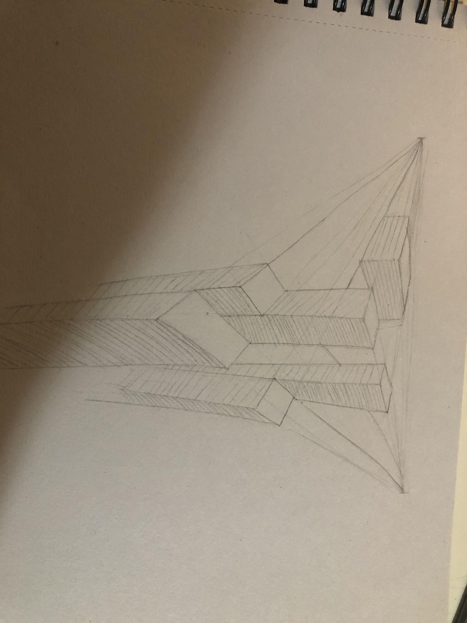 Forshortening perspective 1,2 and architectural perspective - image 1 - student project
