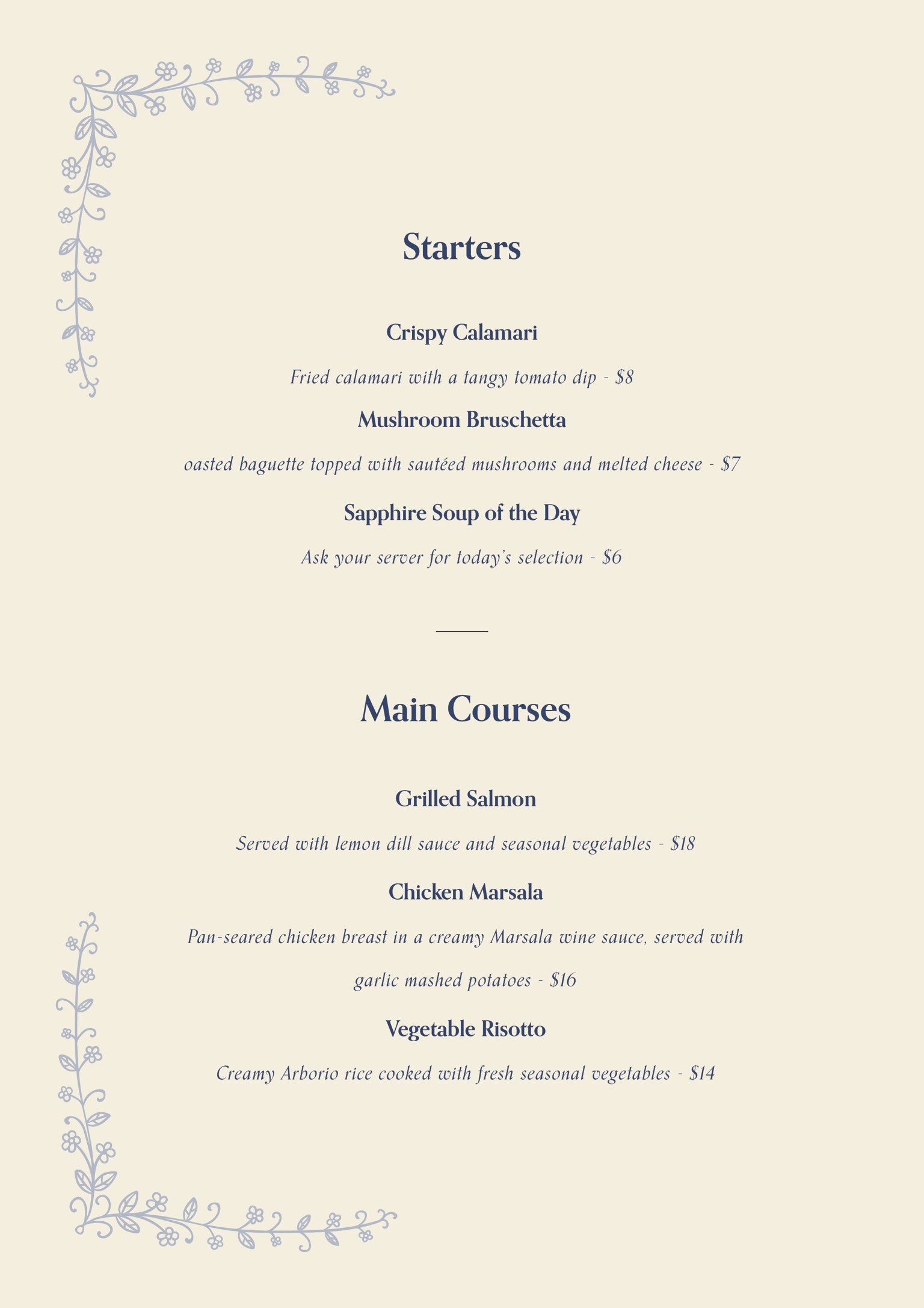 Menu designed for a bistro - image 4 - student project