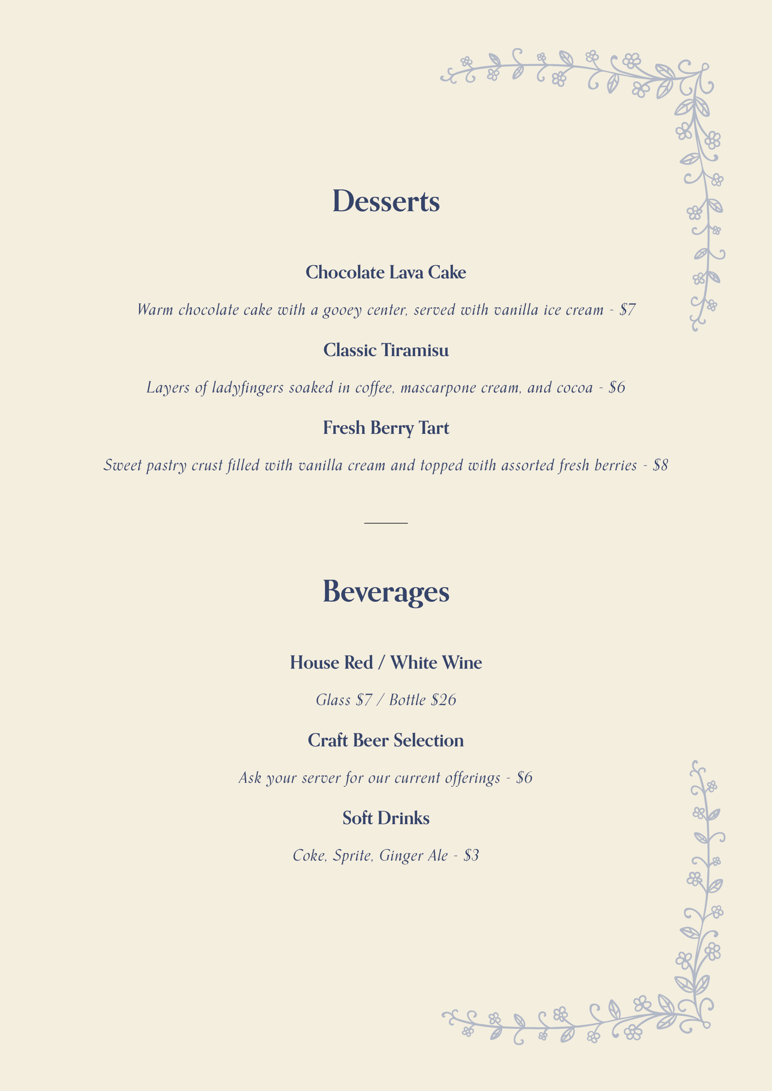 Menu designed for a bistro - image 5 - student project