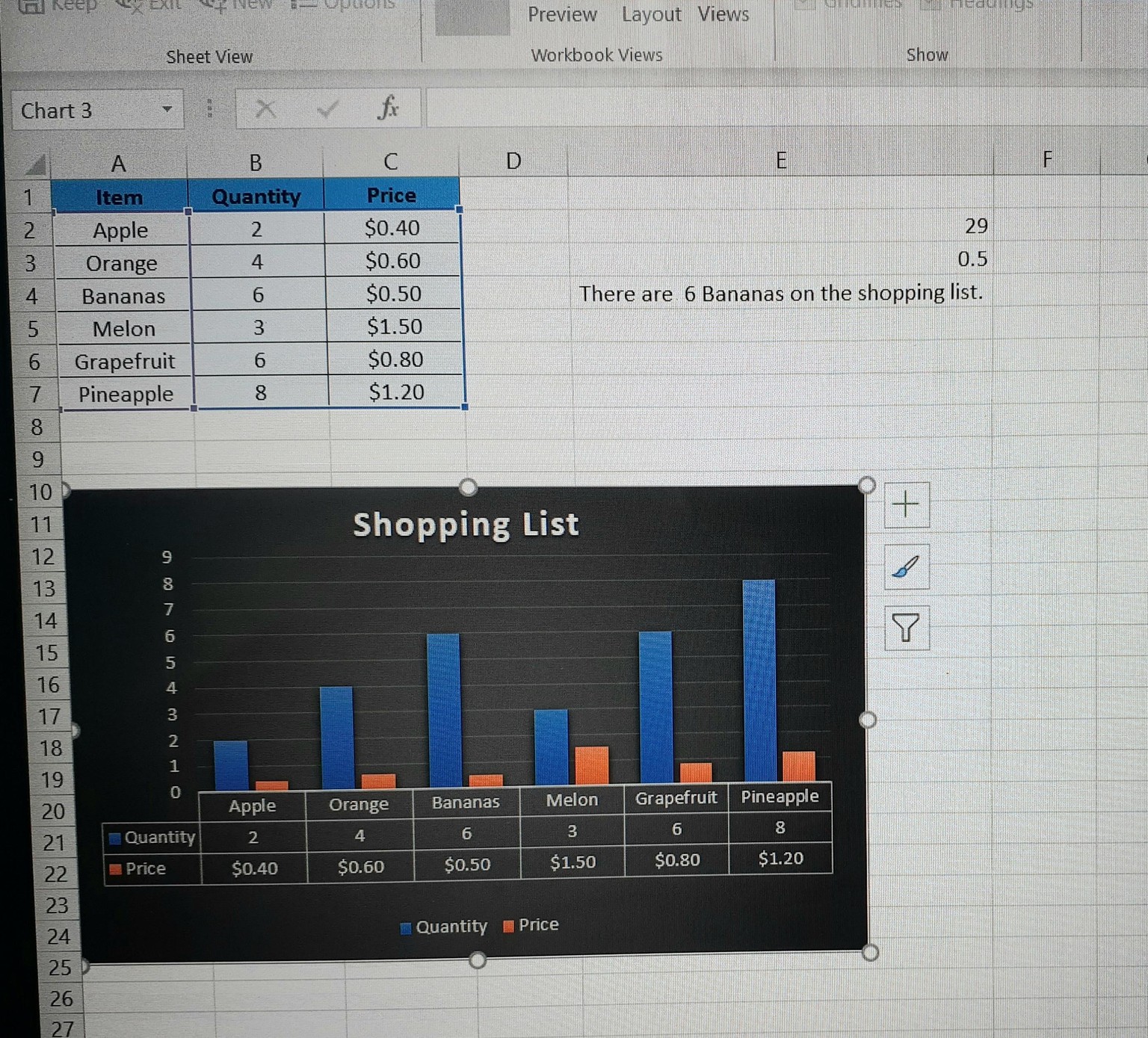 Excel fro Beginner_Nathaly's Class Project - image 1 - student project