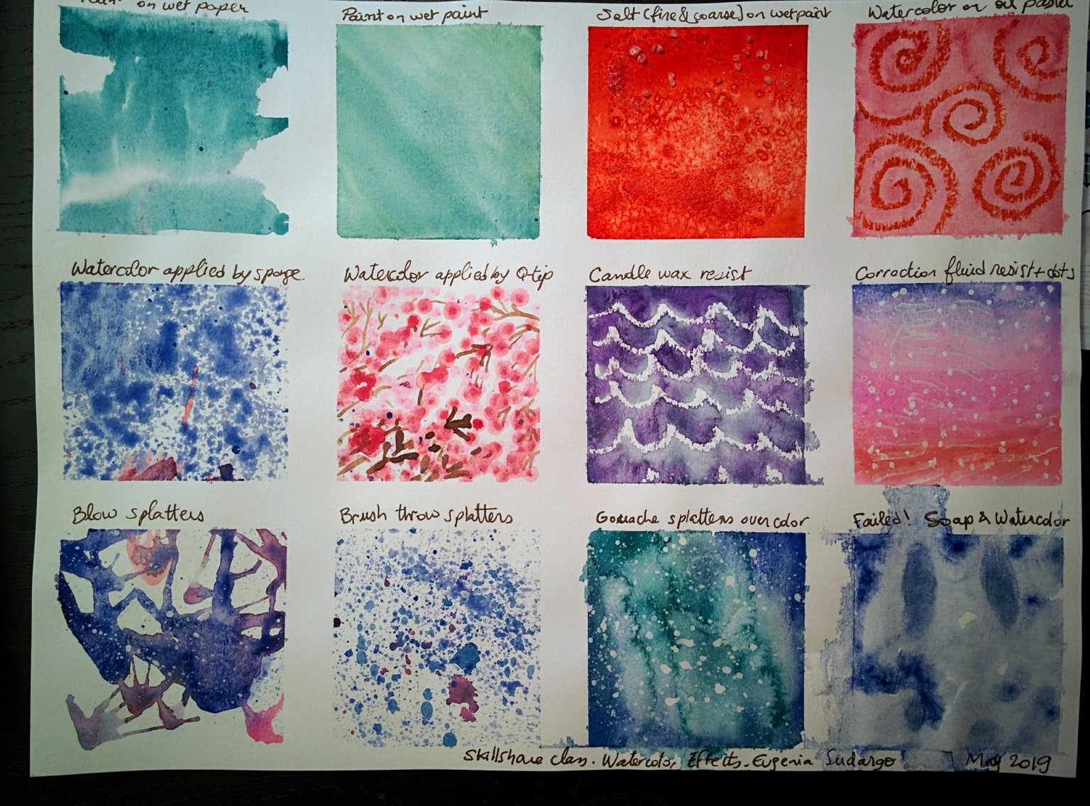 Watercolor effects as shown by Engenia Sudargo - image 1 - student project