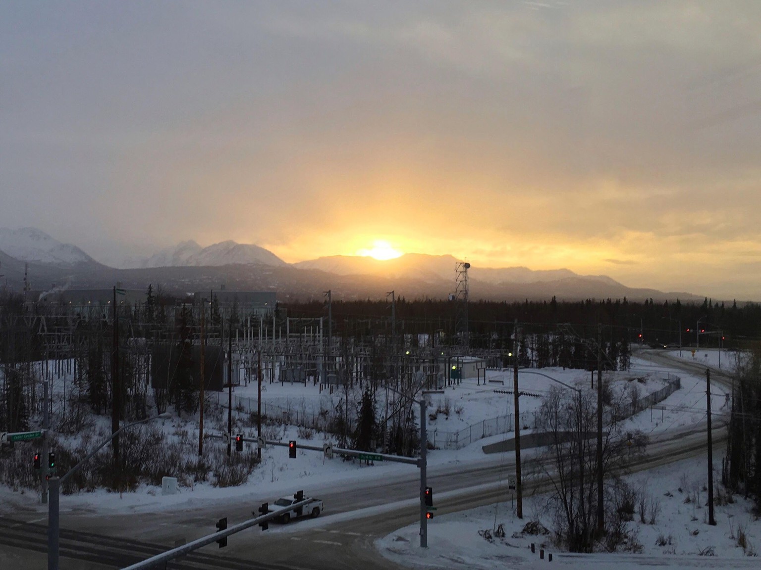 Winter daylight in Anchorage, AK - image 1 - student project