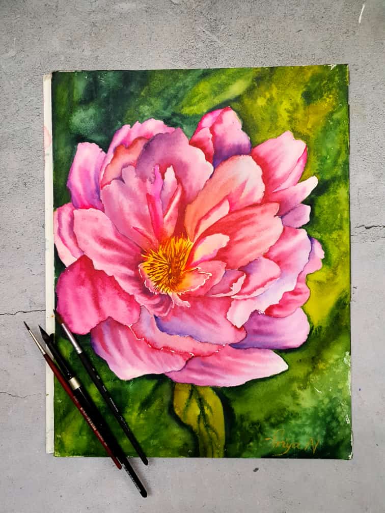 Daisy, Poppies and Peony - image 1 - student project