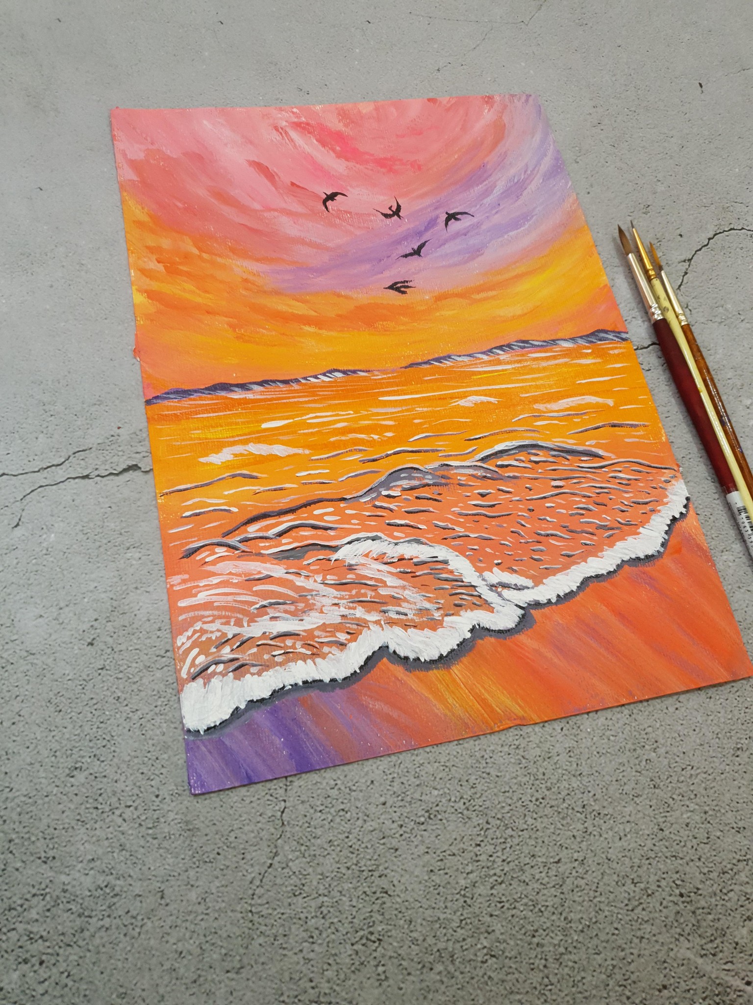 Pastel Seascapes - image 2 - student project