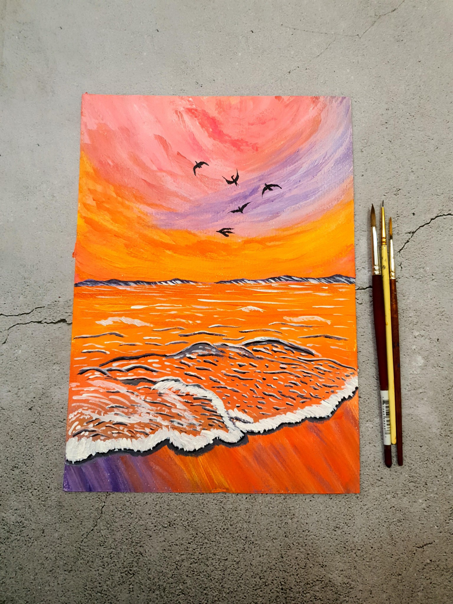 Pastel Seascapes - image 1 - student project