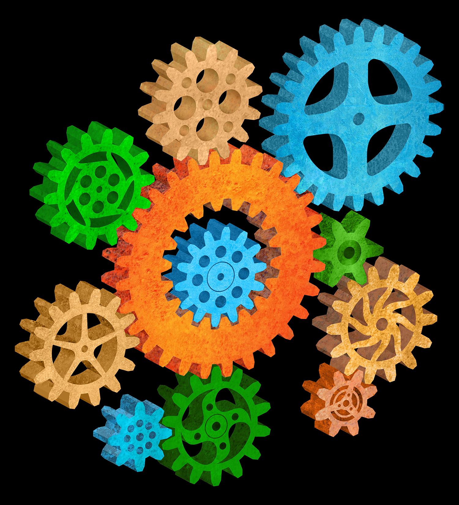 3D Steampunk Gears - image 6 - student project