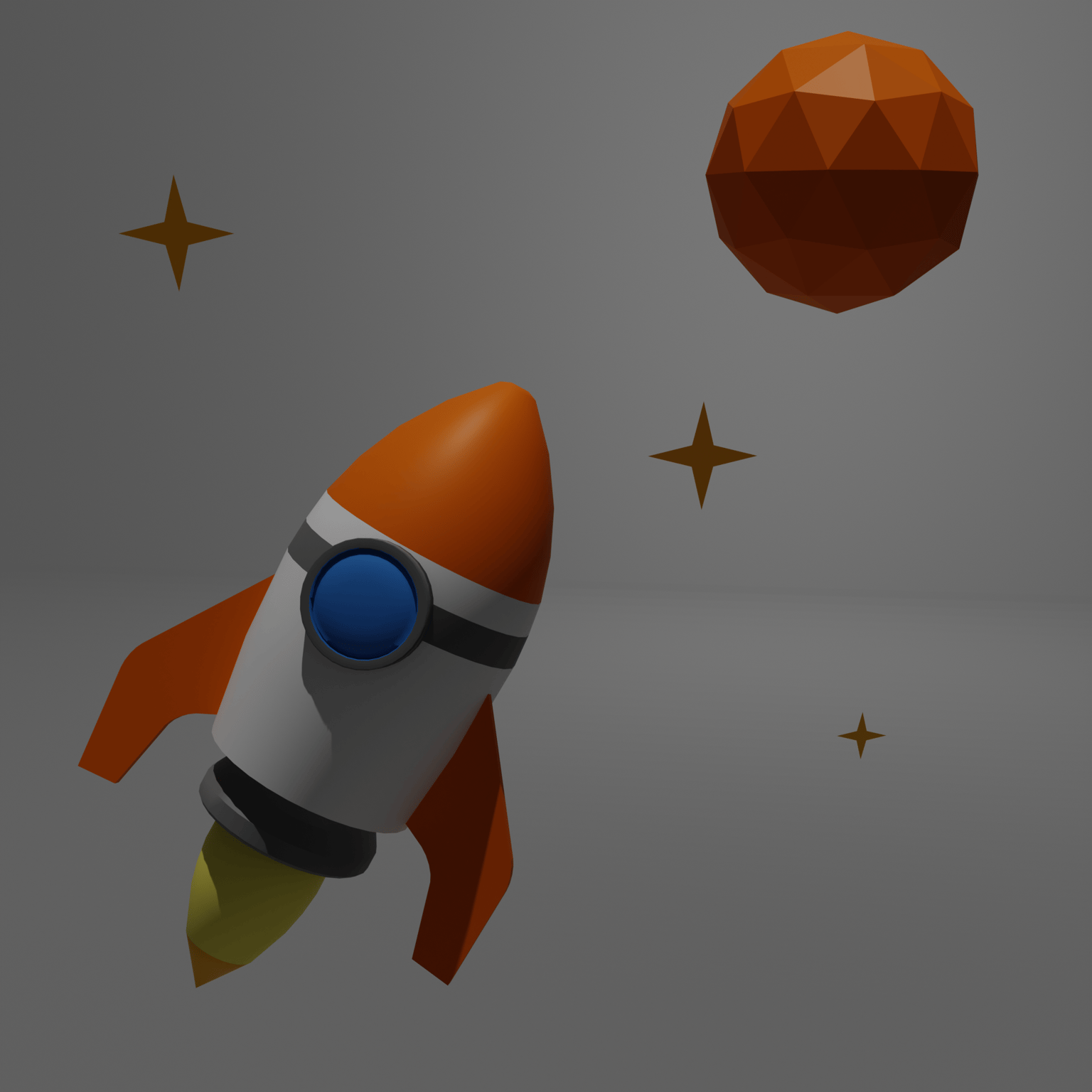Simple rocket design - image 1 - student project