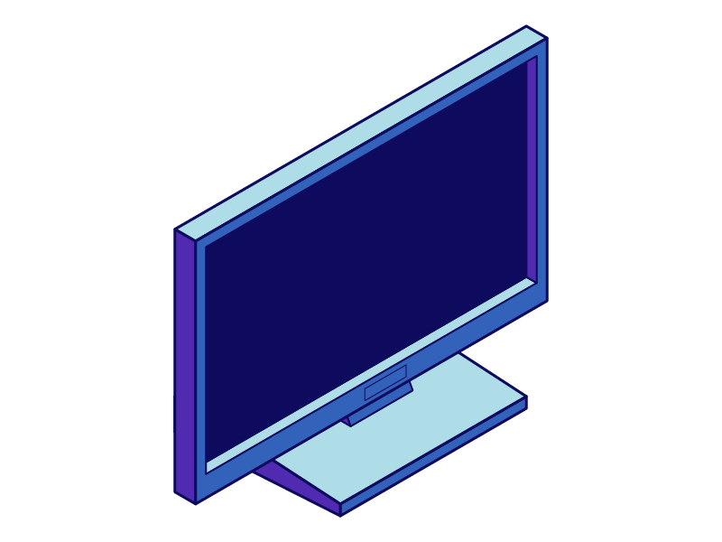 Isometric Monitor - image 1 - student project