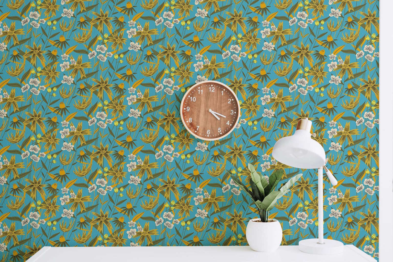 Floral Half Drop Pattern - image 4 - student project