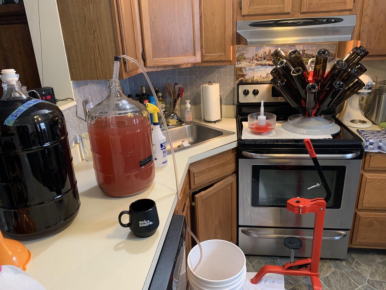Homemade wine - image 2 - student project