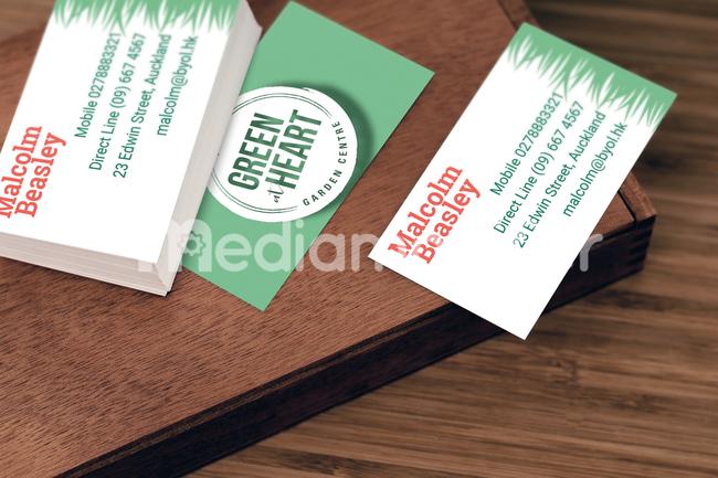 Green at Heart business cards - image 3 - student project