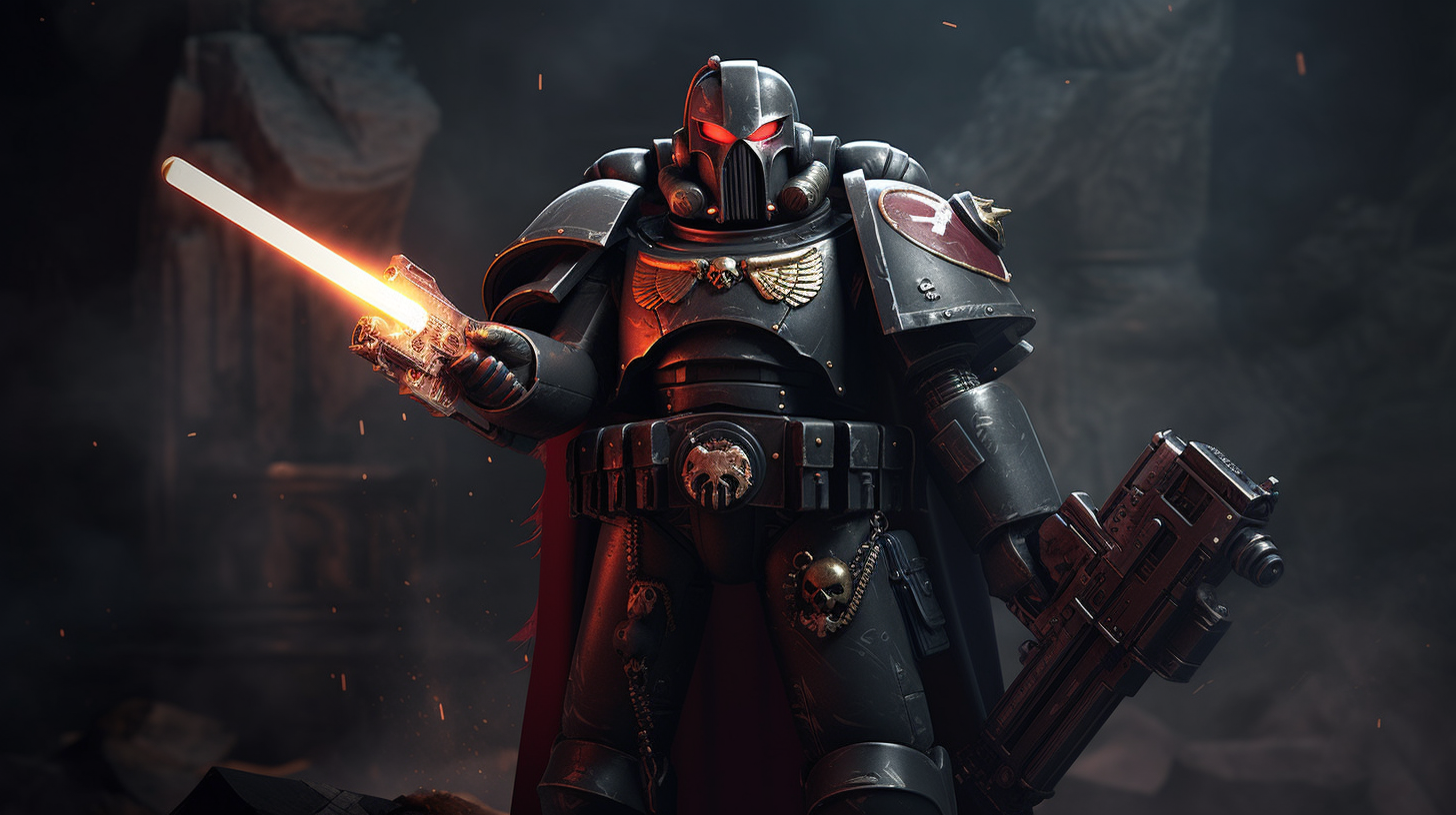 Darth Vader in Warhammer40K universe - image 1 - student project