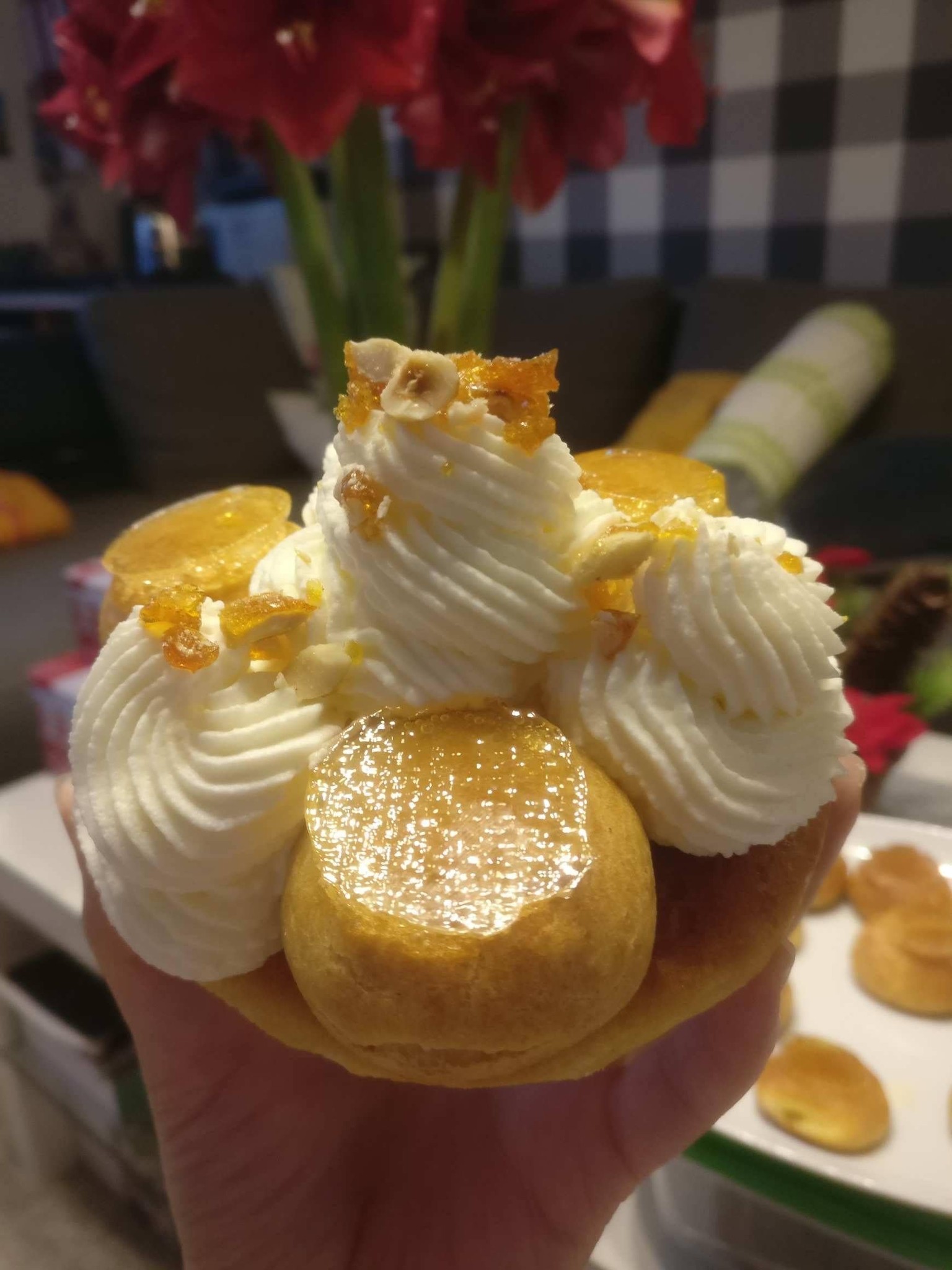 First time using pate a choux and making Saint Honoré - image 5 - student project